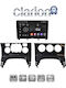 Clarion Ηχοσύστημα Αυτοκινήτου για Peugeot 206 / 3008 2016 (Bluetooth/USB/WiFi/GPS/Apple-Carplay/Android-Auto)