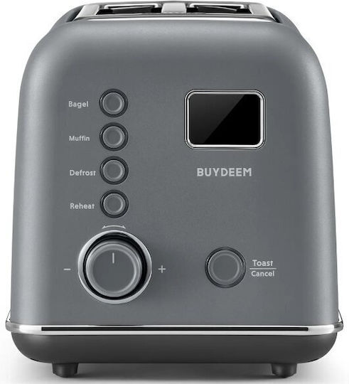 Buydeem DT730E Тостер Двуместна 900W Сив