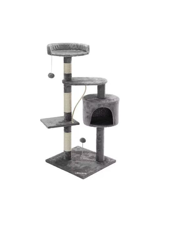 Zonă de joacă pentru pisici Cadoca 112 X 67 X 55 cm 3 compartimente de relaxare Gri
