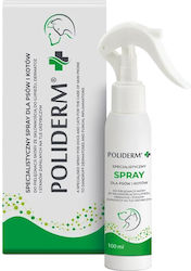 JM Sante Poliderm Care Spray for Dandruff-Prone Inflamed Dermatosis-Affected Skin Dogs and Cats 100 Ml
