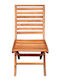 Outdoor Chair Wooden Seville Teak 62x46x93cm