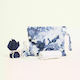 Handgemachtes Ölset Täschchen Blaue Blumen Thema 336039 Ntampoudis Ntm-336039