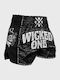 Wicked1 Men's Kick/Thai Boxing Shorts Black