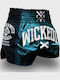 Wicked1 Men's Kick/Thai Boxing Shorts Blue