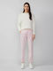 Women's Fabric Trousers Pink