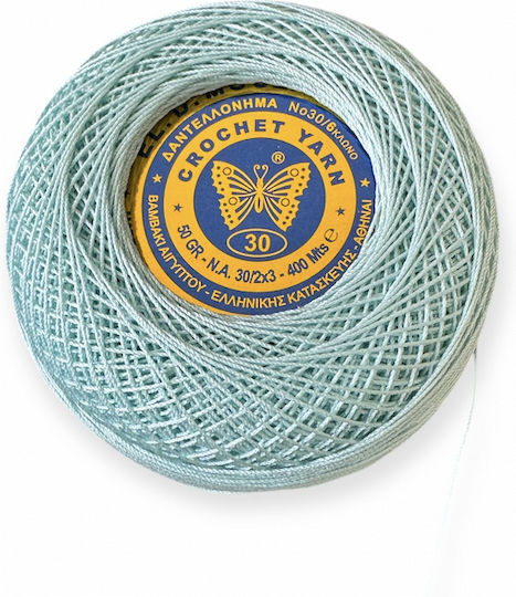 Fluture 306 No30 Fir de Dantelă 50g 400m Mentă Deschisă