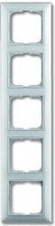 2515-94 Rahmen 5-fach Weiß Basic+Fingerabdruck