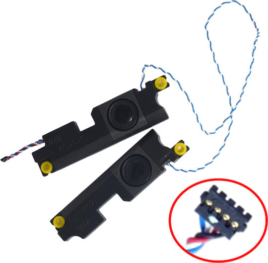 Speaker Set Ηχεία Ζευγάρι Laptop Asus Chromebook Plus Cx34 Cx3402 Cx3402cba Cx3402cva-i5128 Cx3402cba-pq0557 Cx3402cba-pq0597 04072-05250000 Speakers Left+right Κωδ.1-spkr239