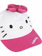Kitti Kids' Hat Jockey Fabric White