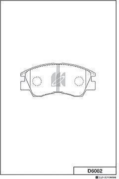 Τακακια Εμπρ Mitsubishi L200 K14t-k24t-k34t 4wd 2.5 D/td-l30 D6082-p149