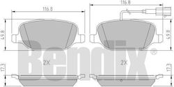 Накладки за спирачки задни Alfa Romeo Giulietta 511140-49 Накладки за спирачки задни Alfa Romeo Giulietta 511140-49
