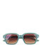 Moken Herren Sonnenbrille mit Blau Gestell und Blau Polarisiert Linse MKNI09BLU-BRW