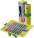 Lamy Plus 1226068 12 Buntstifte in Stoffrolle Grün
