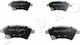 Front Brake Pads Fiat Sedici 1.6-Suzuki SX5 50801-481