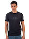 T-shirt Μπλε Μαρέν (navy)