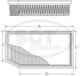 Въздушен филтър Sct Germany Renault Clio IV-Duster-Dokker-Sandero Sb2386-225
