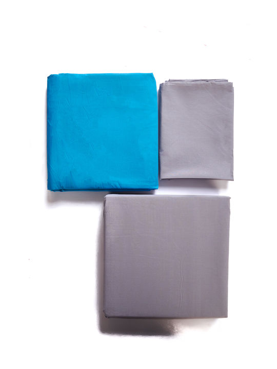 Comfort Σετ Σεντόνια King Size 265x220εκ. Τιρκο...