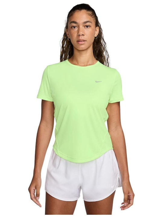 Nike Tempo DriFit TShirt Women's Blouse Short Sleeve Green HQ0648