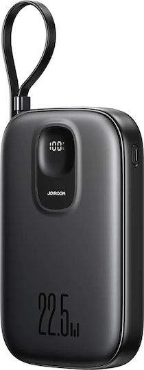 Joyroom JR-PBF18 Power Bank 10000mAh 22.5W με Θύρα USB-A και Θύρα USB-C Power Delivery Μαύρο