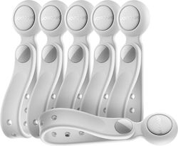 Joyroom Jr-zs422 Silicone Cable Tie Magnet Set 6 White Jr-zs422_w