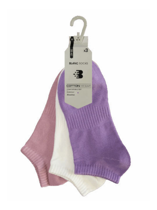 Vtex Socks Γυναικείες Κάλτσες Μωβ 3Pack