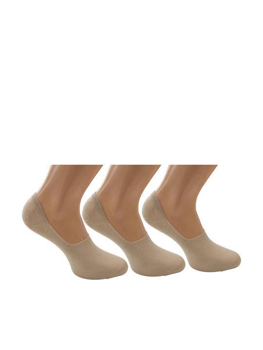 Kal-tsa Κάλτσες Μπέζ 3Pack