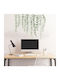 Decorative Sticker Ornamental Plants Interior Design 89 X 29.5 Cm Green Original Deals