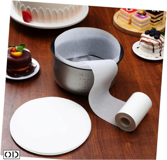 Hârtie de Copt Rotundă de Unică Folosință Compatibilă cu Cuptorul Set Friteuză cu Aer 50 Bucăți Diametru 20,3 cm Oferte Originale