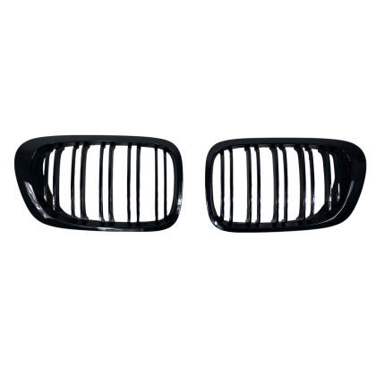 BMW E46 1998-2003 Coupe Double Glossy Grilles 2pcs