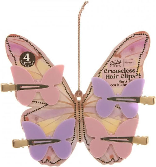 Σετ 4 Creaseless Clips Μαλλιά Butterfly Creaseless Hair Clips By Upper Canada