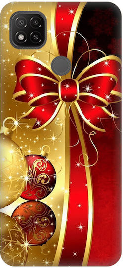 Silicone Case Christmas Edition Xiaomi Redmi 9c Style 5 Red-gold