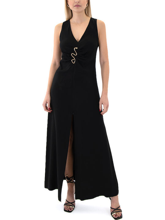 Καλοκαιρινό Maxi Βραδινό Φόρεμα Μαυρο (black)
