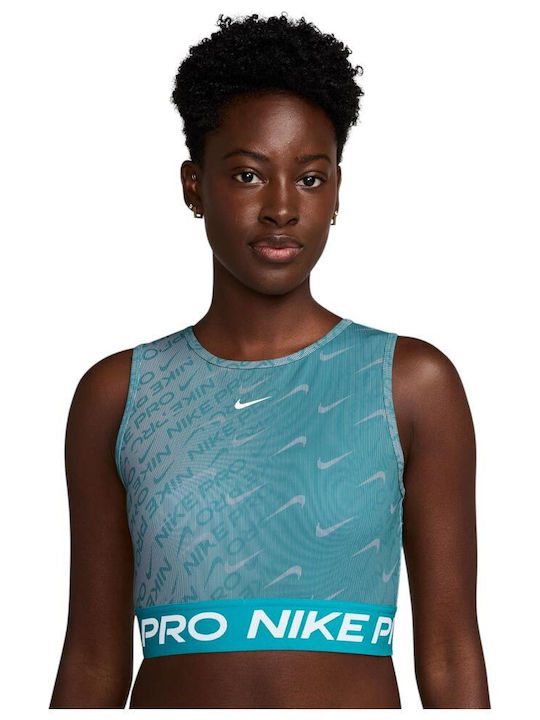 teal nike sports bra