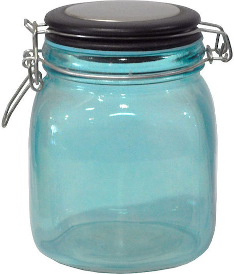 Ankor General Use Glass Jar with Airtight Lid Transparent 13x11x15cm