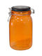 Ankor General Use Glass Jar with Airtight Lid Transparent 13x11x20cm 1 Piece