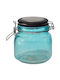 Ankor General Use Glass Jar with Airtight Lid Transparent 13x11x13cm 1 Piece