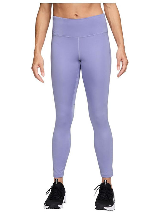 Nike Women's Cropped Running Legging Dri-Fit Purple HV8555-533