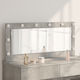 vidaXL Schminkspiegel mit Licht 18x18cm Gray