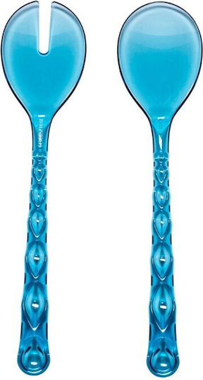 Guzzini Plastic Cooking Utensil Set Blue 2pcs