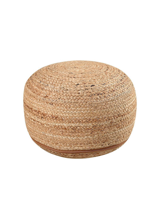 Bean Bag Stool Poof Pol Rugs Natural 40x40x20cm