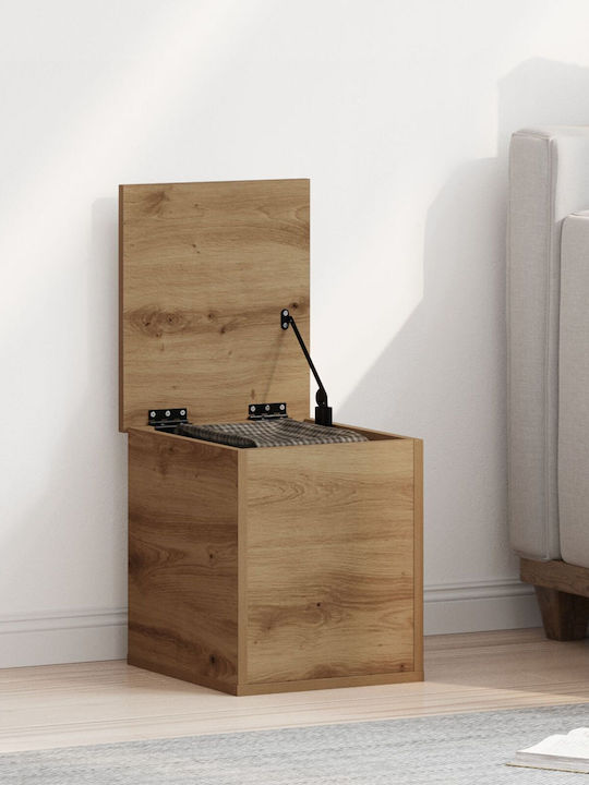 vidaXL Wooden Decorative Trunk Brown 30x35x35cm