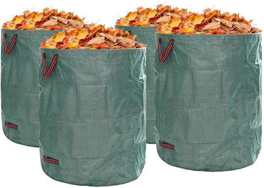 vidaXL Müllbeutel für den Garten mit Griffen 79x79cm 4Stück Grüne