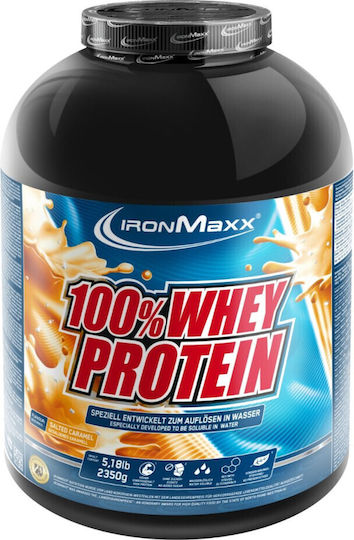 IronMaxx 100% Whey Protein Whey with Flavor Salted Caramel 2.35kg