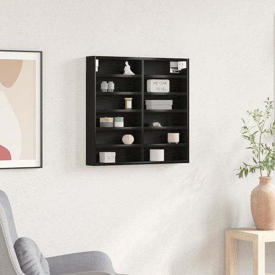Raft Negru Stejar 60x8.5x58cm