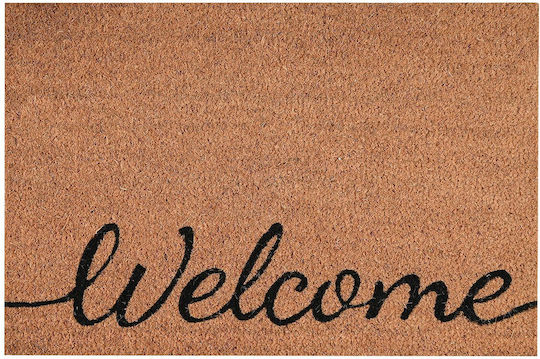 Pol Carpets Entrance Mat made of Coir with Anti-slip Backing 40x60cm Thickness 15mm