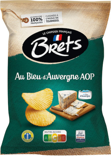 Bret's Bleu D'auvergne Aop Potato Chips 125g