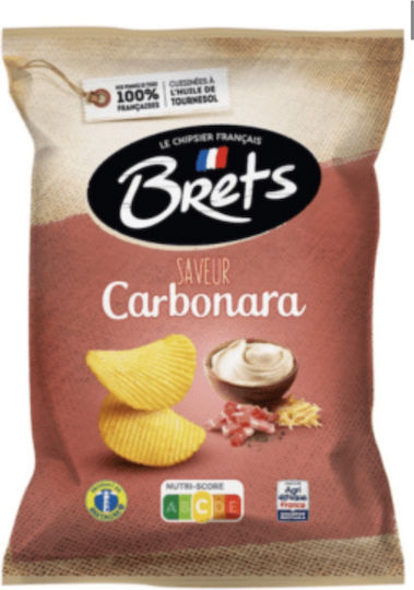Bret's The French Chips Potato Chips Carbonara Flavor 125g