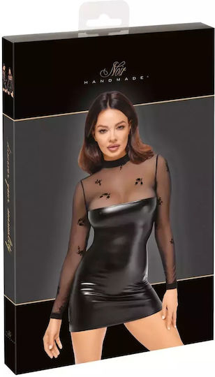 Noir Handmade Dress Γυναικείο Sexy Τοπ Μαύρο