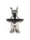 Decorative Ceramic Dog 18.5x18x30cm Inart 3-70-002-1111 Inart