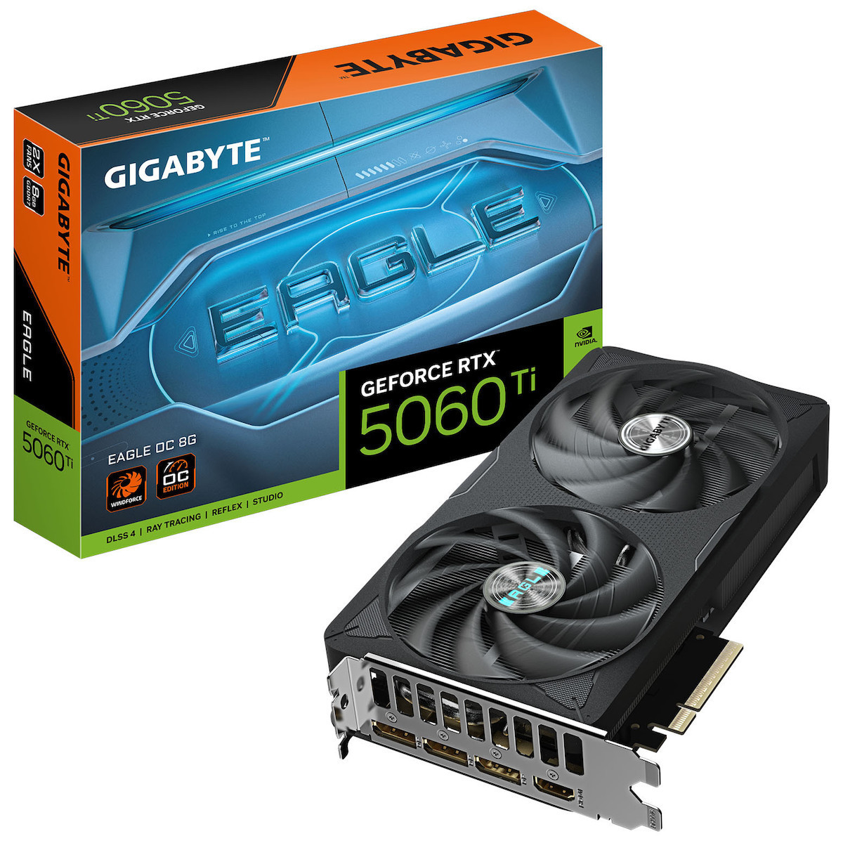 Gigabyte GeForce RTX 5060 Ti 8GB GDDR7 Eagle OC Κάρτα Γραφικών